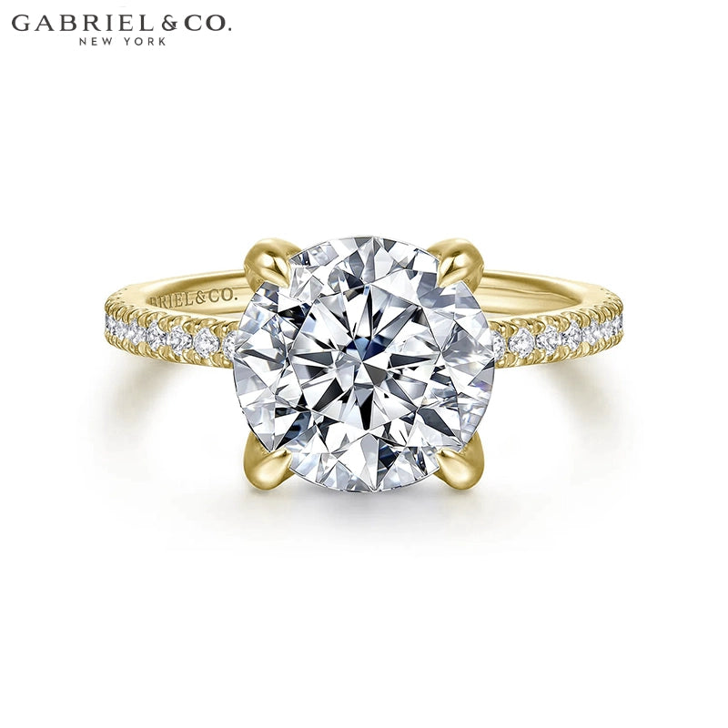 2.00ctr-4.00ctr Round Cut Lab Grown Diamond Ring Tailor Made