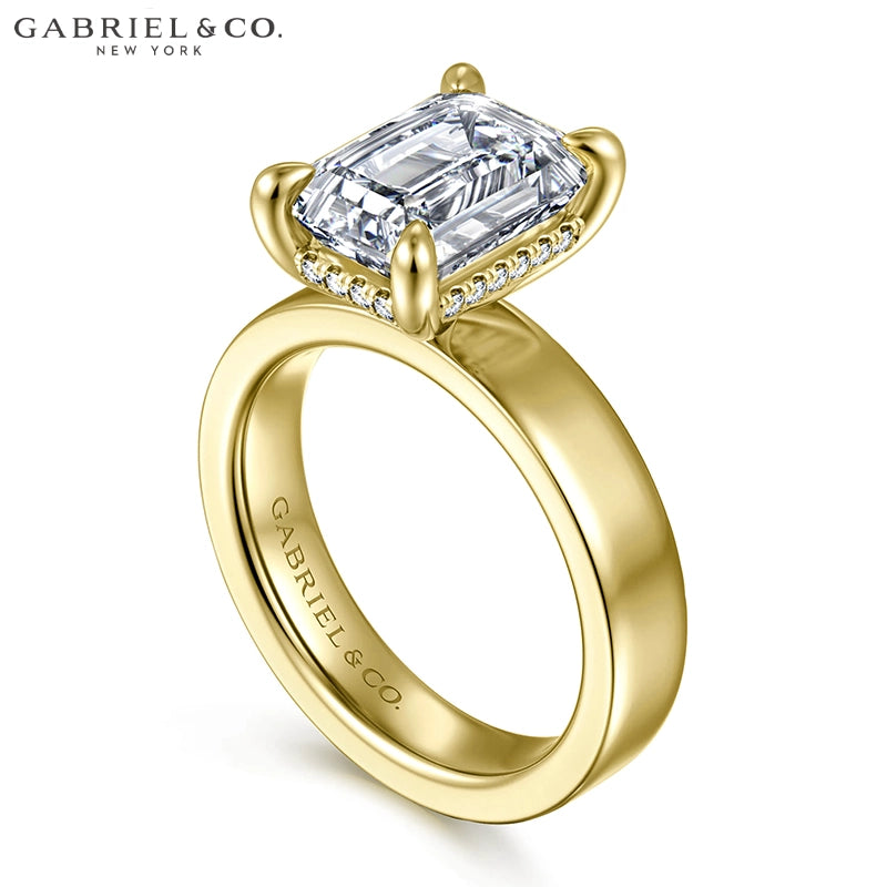 4.20ctw Emerald Cut Lab Grown Diamond Ring