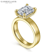 4.20ctw Emerald Cut Lab Grown Diamond Ring