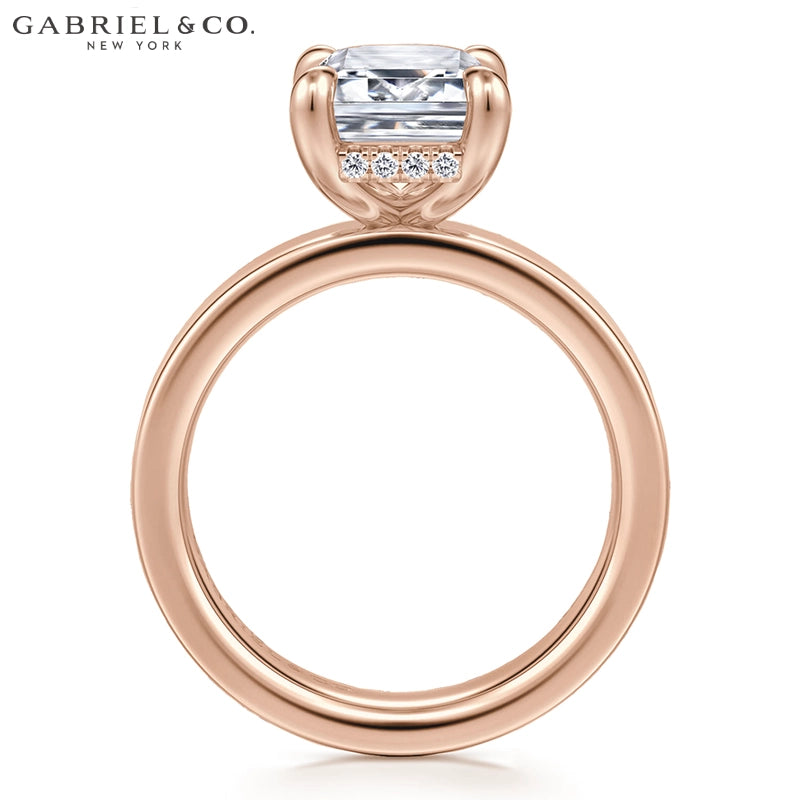 2.50ctr-5.00ctr Emerald Cut Lab Grown Diamond Ring