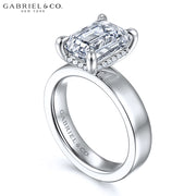 3.00ctr-5.00ctr Emerald Cut Lab Grown Diamond Ring