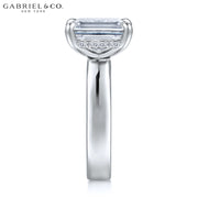 3.00ctr-5.00ctr Emerald Cut Lab Grown Diamond Ring