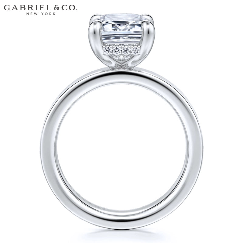 2.50ctr-5.00ctr Emerald Cut Lab Grown Diamond Ring