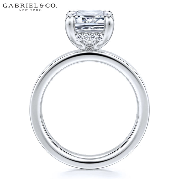 3.00ctr-5.00ctr Emerald Cut Lab Grown Diamond Ring