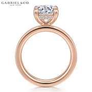 3.00ctr-5.00ctr Oval Cut Lab Grown Diamond Ring