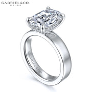 3.00ctr-5.00ctr Oval Cut Lab Grown Diamond Ring