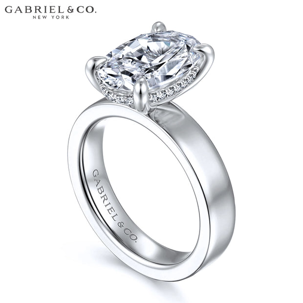 3.00ctr-5.00ctr Oval Cut Lab Grown Diamond Ring