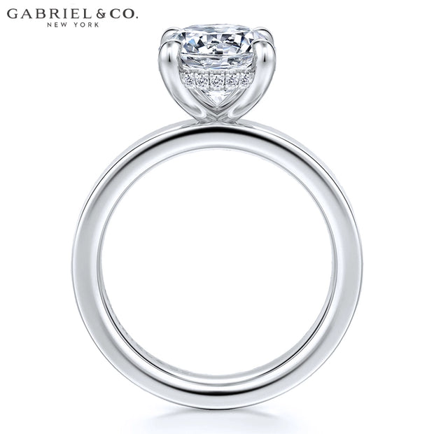 3.00ctr-5.00ctr Oval Cut Lab Grown Diamond Ring