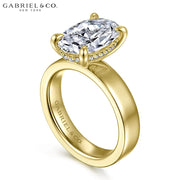 3.00ctr-5.00ctr Oval Cut Lab Grown Diamond Ring