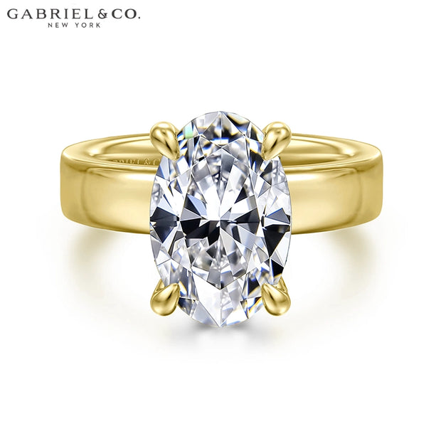 3.00ctr-5.00ctr Oval Cut Lab Grown Diamond Ring