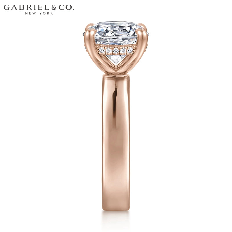 2.50ctr-5.00ctr Round Cut Lab Grown Diamond Ring