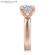 3.00ctr-5.00ctr Round Cut Lab Grown Diamond Ring