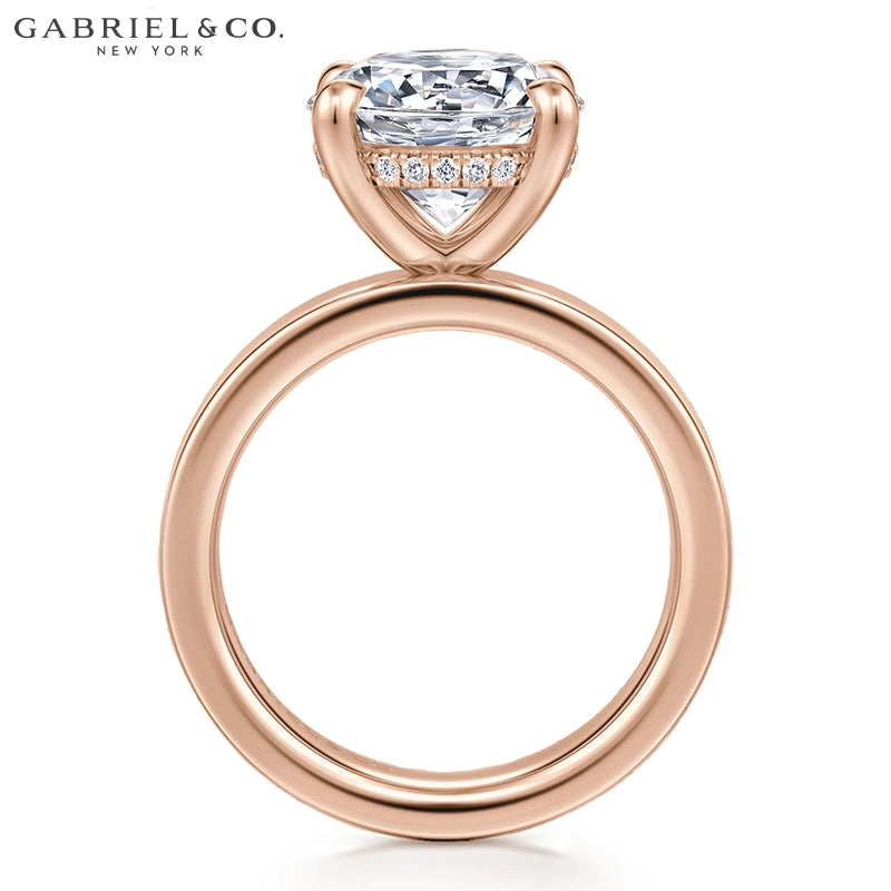 2.50ctr-5.00ctr Round Cut Lab Grown Diamond Ring