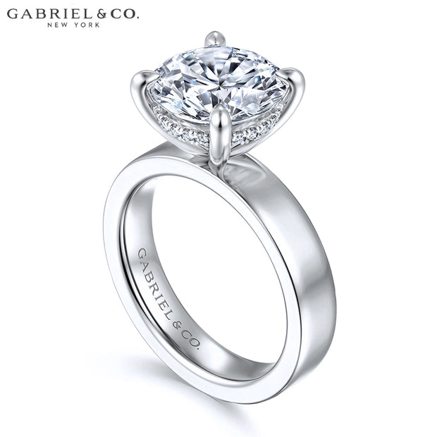 3.00ctr-5.00ctr Round Cut Lab Grown Diamond Ring