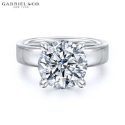 3.00ctr-5.00ctr Round Cut Lab Grown Diamond Ring