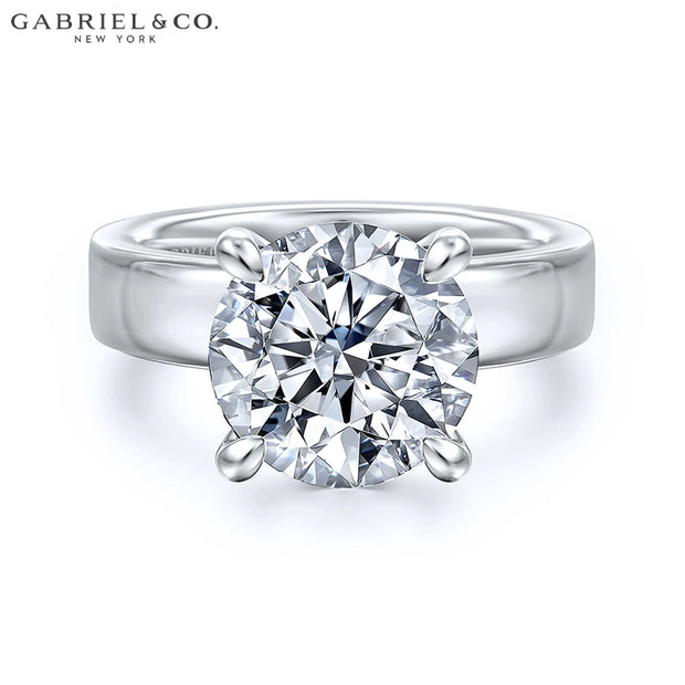 3.00ctr-5.00ctr Round Cut Lab Grown Diamond Ring