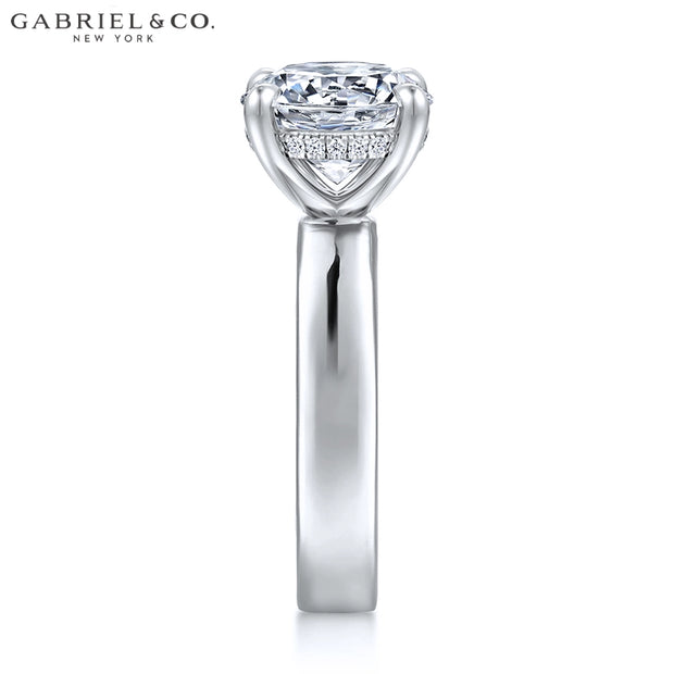 3.00ctr-5.00ctr Round Cut Lab Grown Diamond Ring
