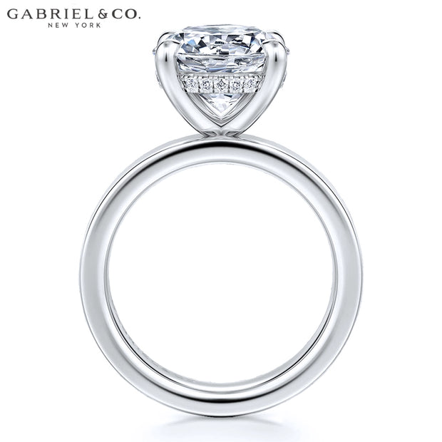 3.00ctr-5.00ctr Round Cut Lab Grown Diamond Ring