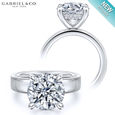3.00ctr-5.00ctr Round Cut Lab Grown Diamond Ring