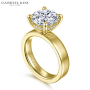 4.09ctw Round Cut Lab Grown Diamond Ring