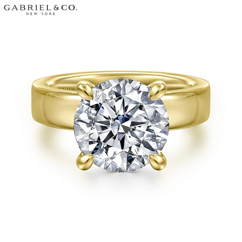 2.50ctr-5.00ctr Round Cut Lab Grown Diamond Ring