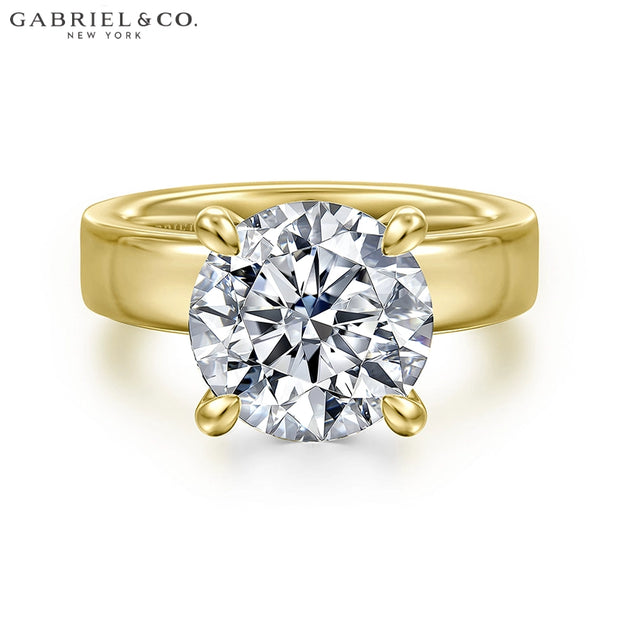 4.09ctw Round Cut Lab Grown Diamond Ring
