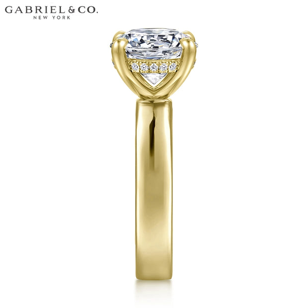 4.09ctw Round Cut Lab Grown Diamond Ring