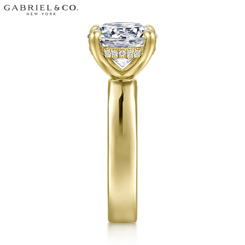 2.50ctr-5.00ctr Round Cut Lab Grown Diamond Ring