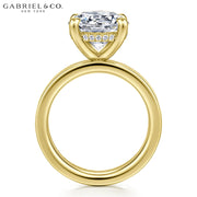 4.09ctw Round Cut Lab Grown Diamond Ring
