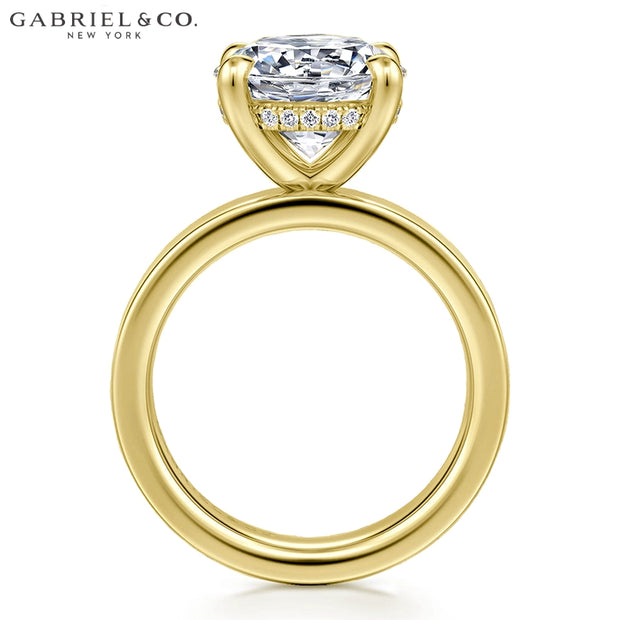 3.00ctr-5.00ctr Round Cut Lab Grown Diamond Ring