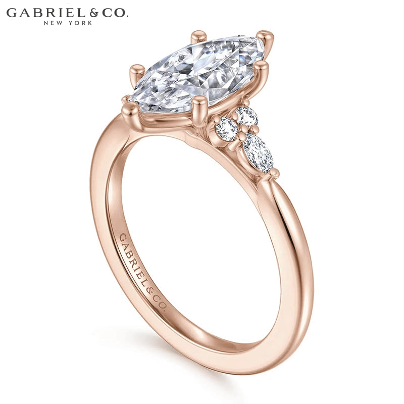 1.25ctr-2.50ctr Marquise Cut Lab Grown Diamond Ring Tailor Made