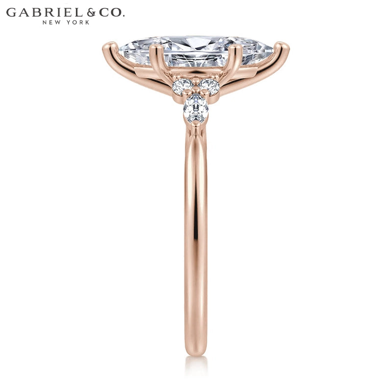 1.25ctr-2.50ctr Marquise Cut Lab Grown Diamond Ring Tailor Made