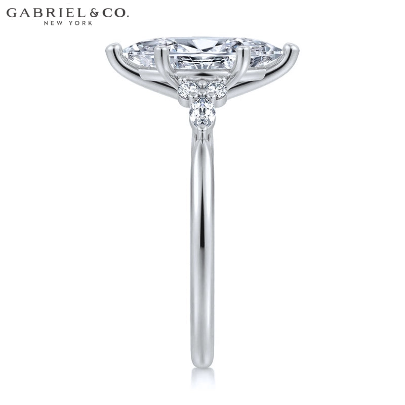 1.00ctr-2.00ctr Marquise Cut Natural Diamond Ring Tailor Made