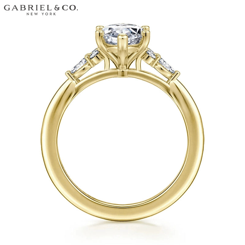 1.00ctr-2.00ctr Marquise Cut Natural Diamond Ring Tailor Made