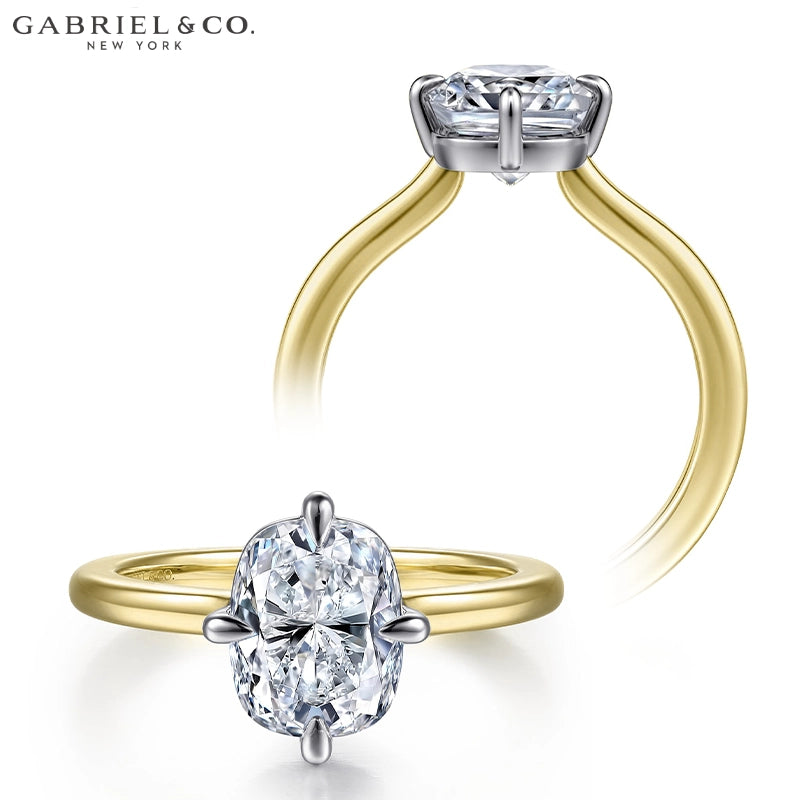 2.03cts Elongated Cushion Cut Lab Grown Diamond Ring