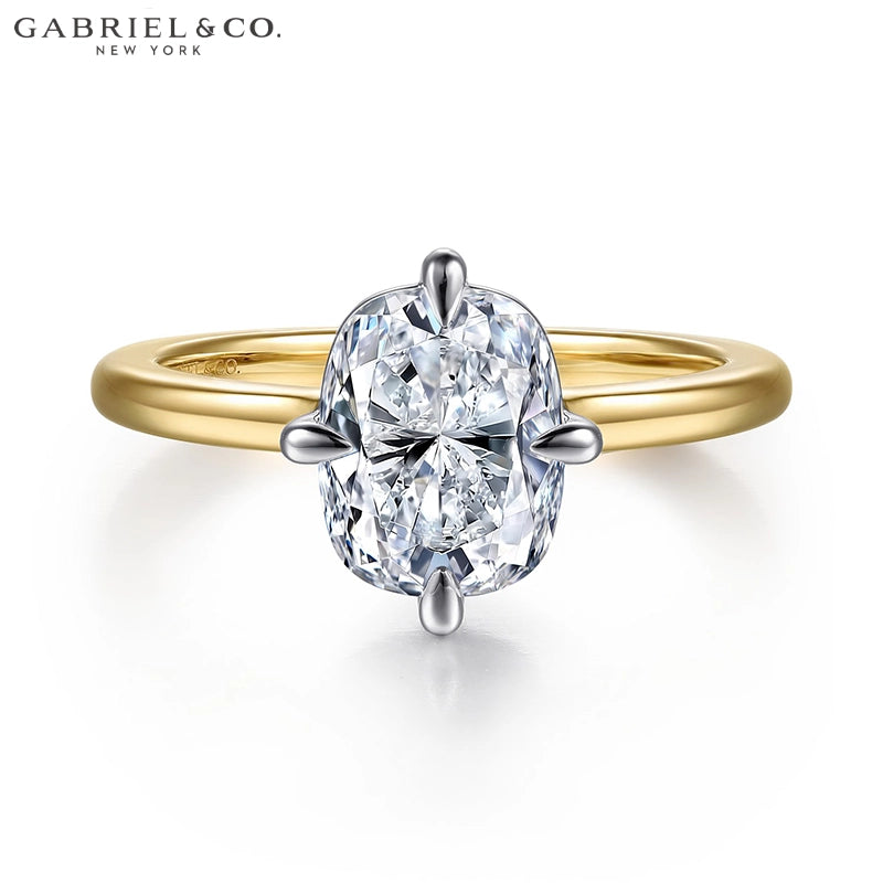 2.03cts Elongated Cushion Cut Lab Grown Diamond Ring