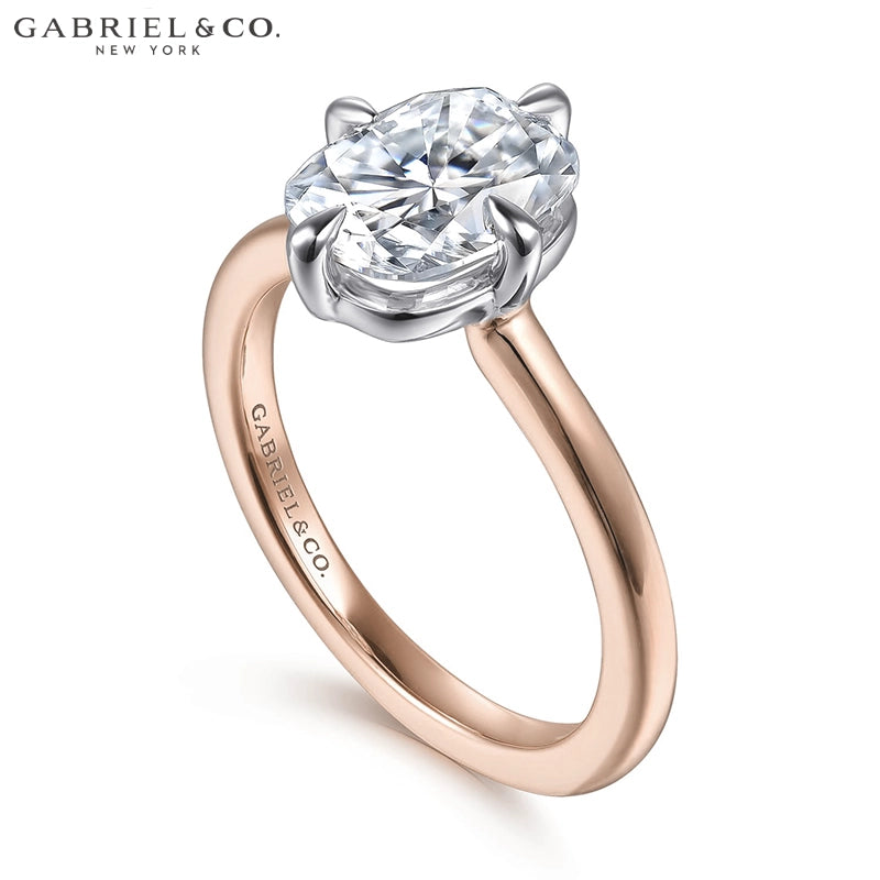 1.25ctr-2.50ctr Elongated Cushion Cut Lab Grown Diamond Ring