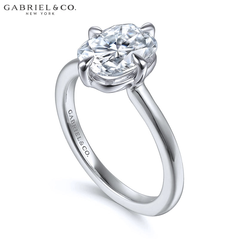 1.25ctr-2.50ctr Elongated Cushion Cut Lab Grown Diamond Ring