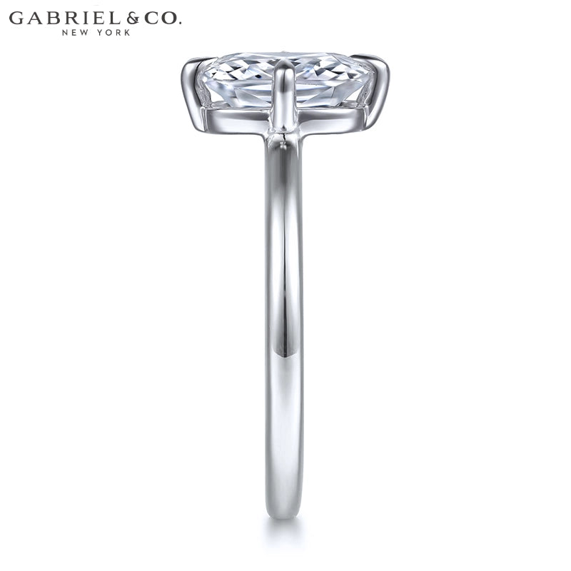 1.00ctr-2.00ctr Elongated Cushion Cut Natural Diamond Ring