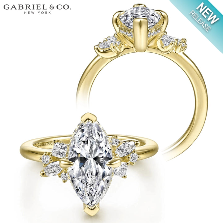2.40ctw Marquise Cut Lab Grown Diamond Ring