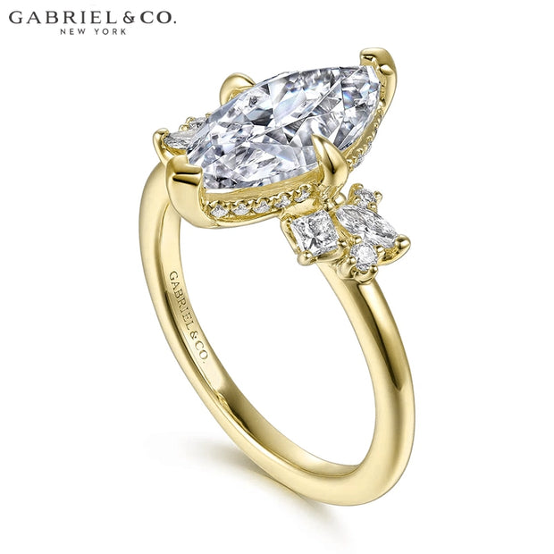 2.40ctw Marquise Cut Lab Grown Diamond Ring