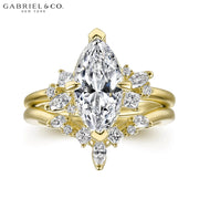 2.40ctw Marquise Cut Lab Grown Diamond Ring