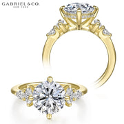 4.57ctw Round Cut Lab Grown Diamond Ring