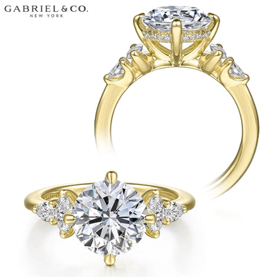4.57ctw Round Cut Lab Grown Diamond Ring