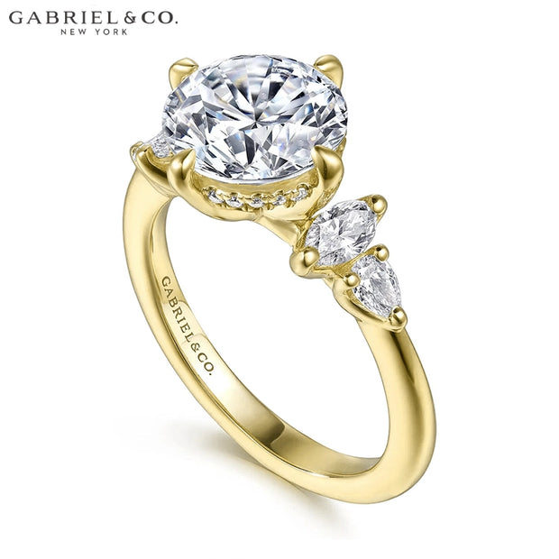 4.57ctw Round Cut Lab Grown Diamond Ring