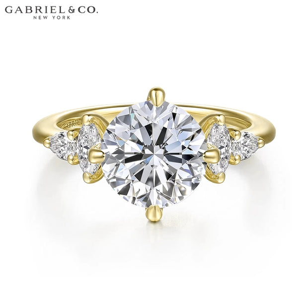4.57ctw Round Cut Lab Grown Diamond Ring