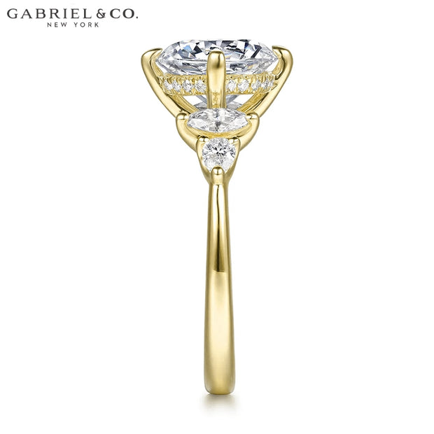 4.57ctw Round Cut Lab Grown Diamond Ring