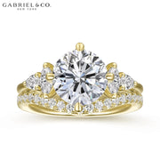 4.57ctw Round Cut Lab Grown Diamond Ring