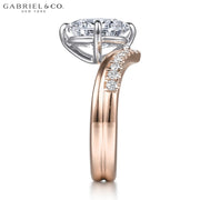 1.50ctr-3.00ctr Oval Cut Lab Grown Diamond Ring