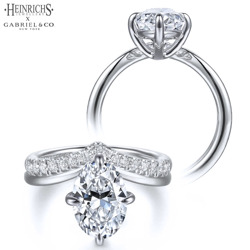 1.50ctr-3.00ctr Oval Cut Lab Grown Diamond Ring Tailor Made